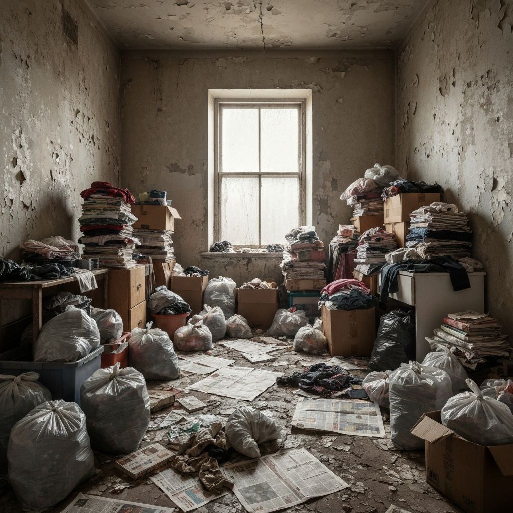 Messie-Wohnung Kompletträumung - Vorher