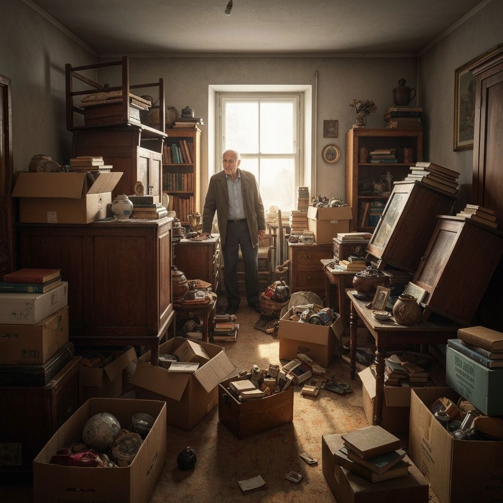 Nachlassräumung - Vorher